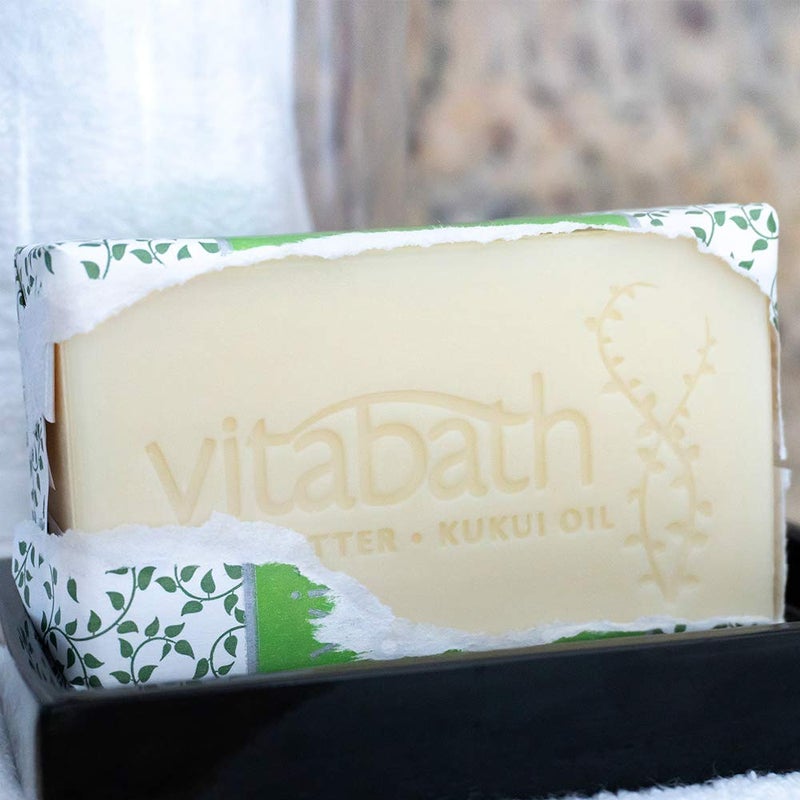 Vitabath Original Spring Green Moisturizing Gelee Bar Soap All Over Gentle Foaming Cleanser & Hydrating Solid Body Wash - Nourish & Rejuvenate All Skin Types Women & Men - 8oz (Pack of 3) - Image 3